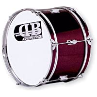 DB Percussion DB0048 - Bombo banda 18&quot- x 10&quot-- color rojo vino